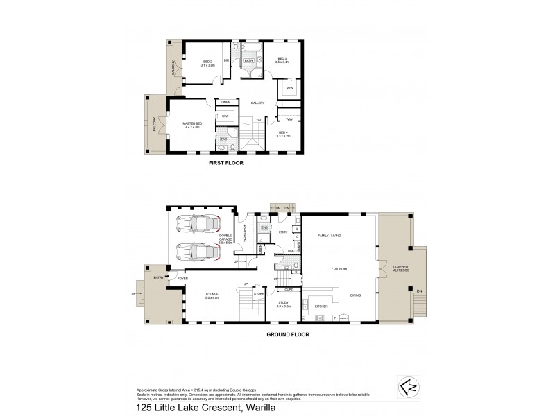 125 Little Lake Crescent, Warilla NSW 2528 Floorplan