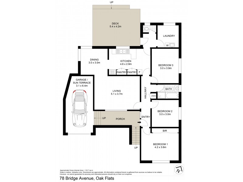 78 Bridge Avenue, Oak Flats NSW 2529 Floorplan