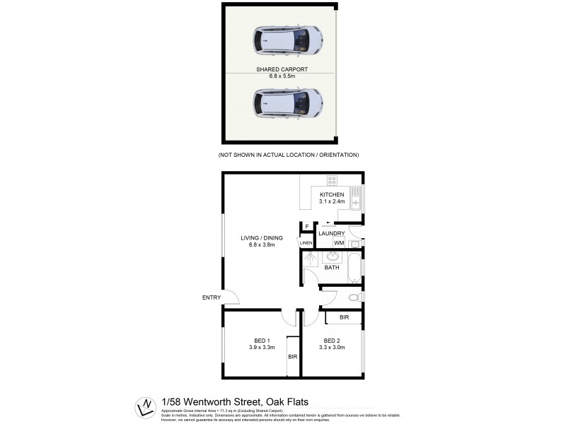 2/58 Wentworth Street, Oak Flats NSW 2529