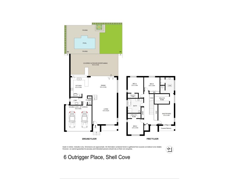 6 Outrigger Place, Shell Cove NSW 2529 Floorplan