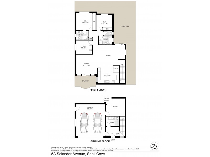 5A Solander Avenue, Shell Cove NSW 2529 Floorplan