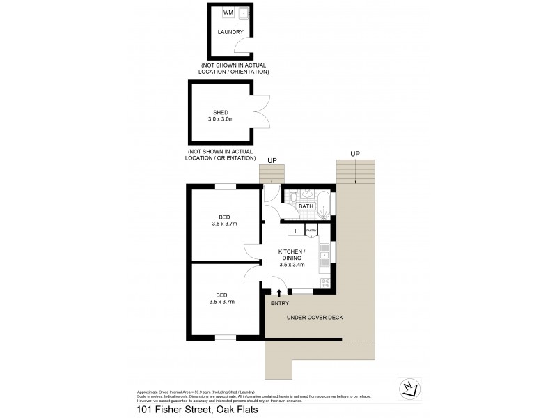 101 Fisher Street, Oak Flats NSW 2529 Floorplan