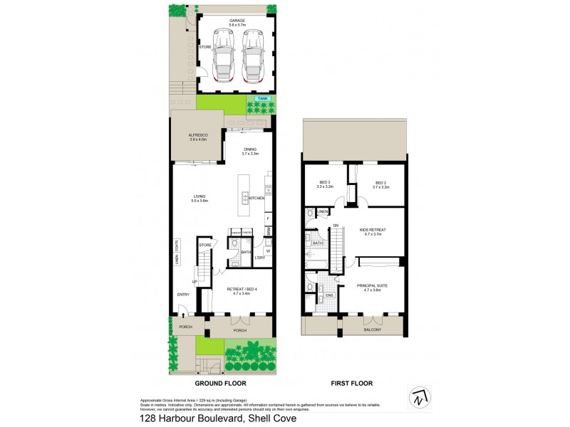 128 Harbour Boulevard, Shell Cove NSW 2529 Floorplan