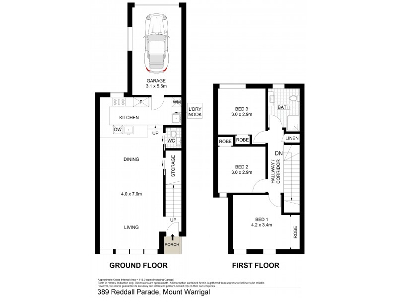 389 Reddall Parade, Mount Warrigal NSW 2528 Floorplan