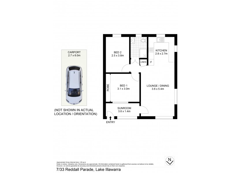 7/33 Reddall Parade, Lake Illawarra NSW 2528 Floorplan