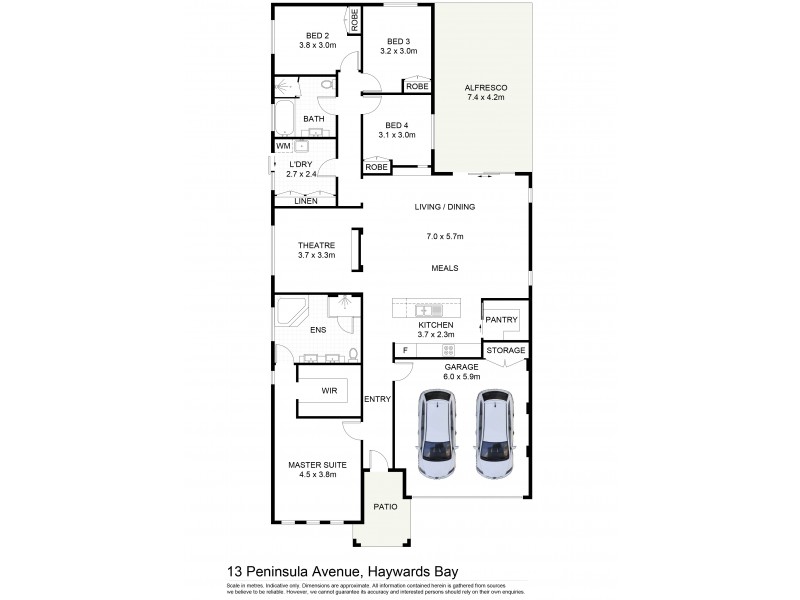 13 Peninsula Avenue, Haywards Bay NSW 2530 Floorplan