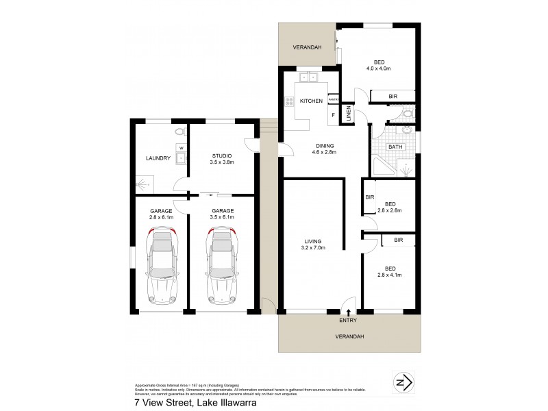 7 View Street, Lake Illawarra NSW 2528 Floorplan
