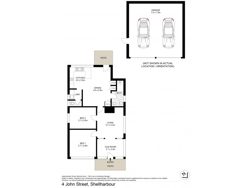 4 John Street, Shellharbour NSW 2529 Floorplan