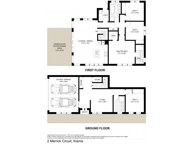 2 Merrick Circuit, Kiama NSW 2533 Floorplan