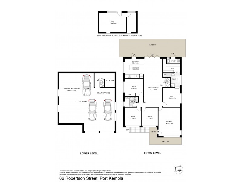66 Robertson Street, Port Kembla NSW 2505 Floorplan
