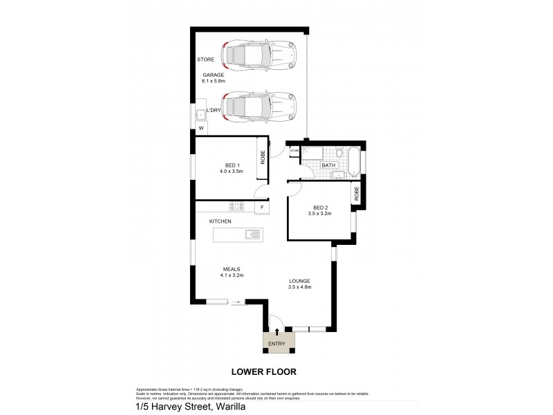 2 and 3/5 Harvey Street, Warilla NSW 2528