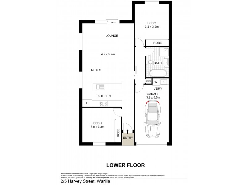 2 and 3/5 Harvey Street, Warilla NSW 2528