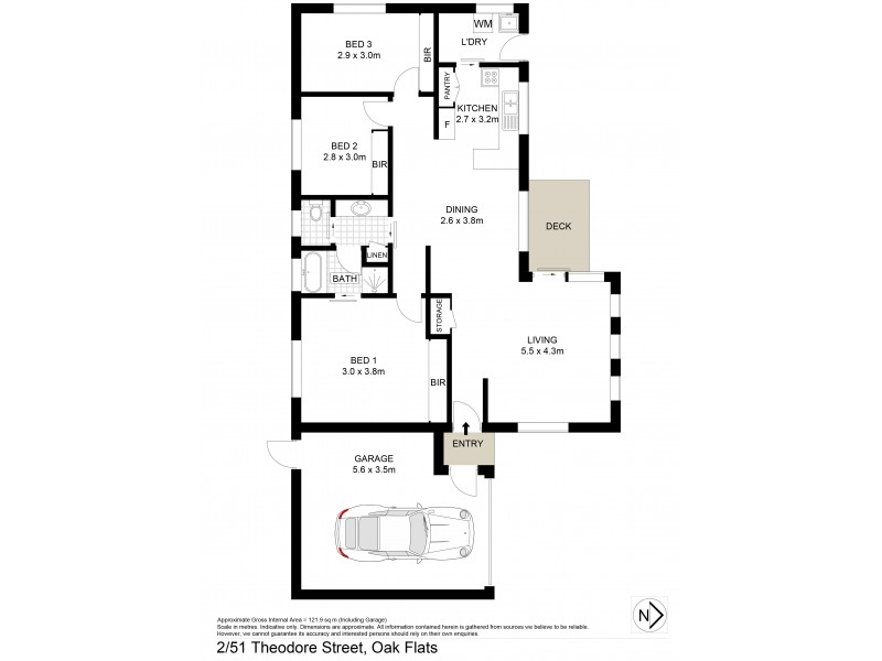 2/51 Theodore Street, Oak Flats NSW 2529