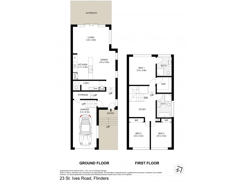 23 St Ives Road, Flinders NSW 2529 Floorplan