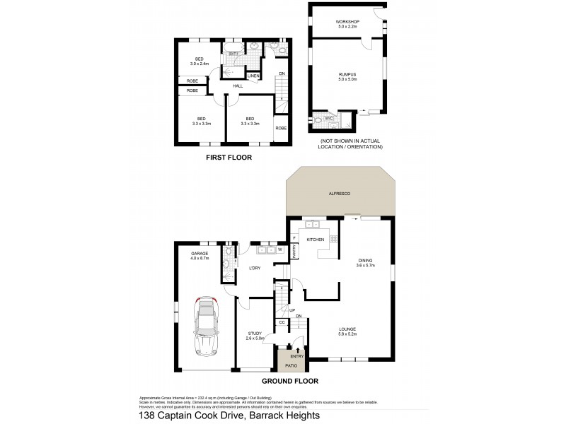 138 Captain Cook Drive, Barrack Heights NSW 2528 Floorplan