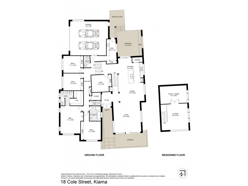 18 Cole Street, Kiama NSW 2533 Floorplan