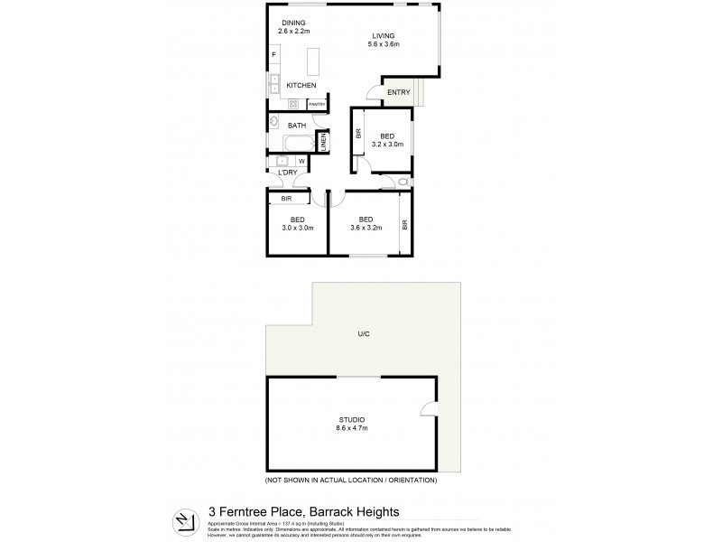 3 Fern Tree Place, Barrack Heights NSW 2528 Floorplan