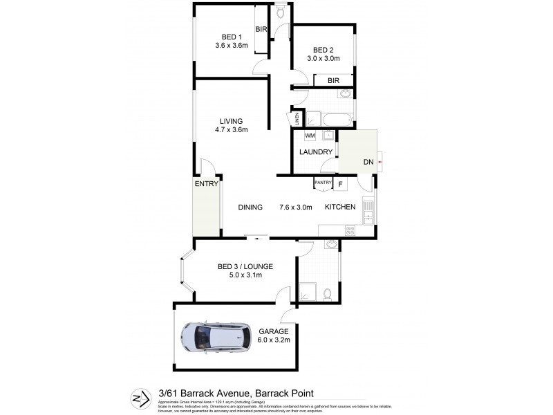 3/61 Barrack Avenue, Barrack Point NSW 2528