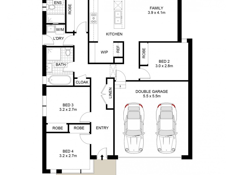 11 Sarsaparilla Way, Calderwood NSW 2527 Floorplan