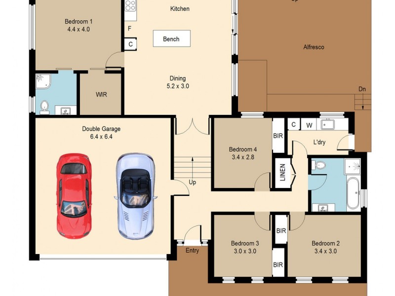 75 Whittaker Street, Flinders NSW 2529 Floorplan