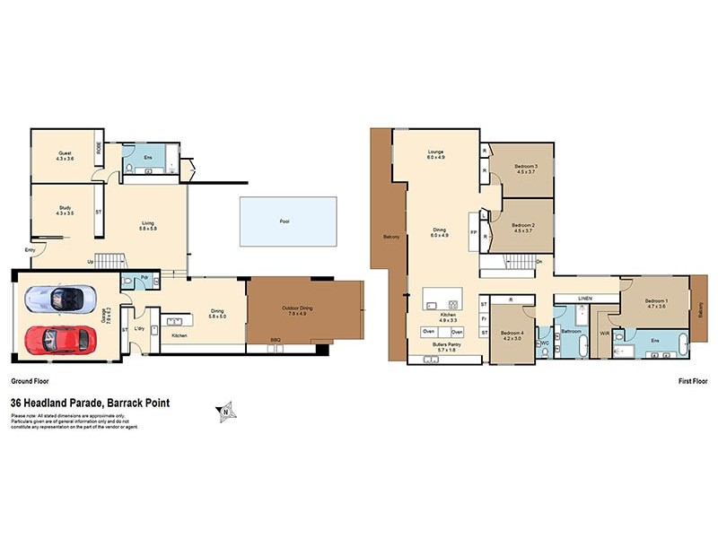 36 Headland Parade, Barrack Point NSW 2528 Floorplan