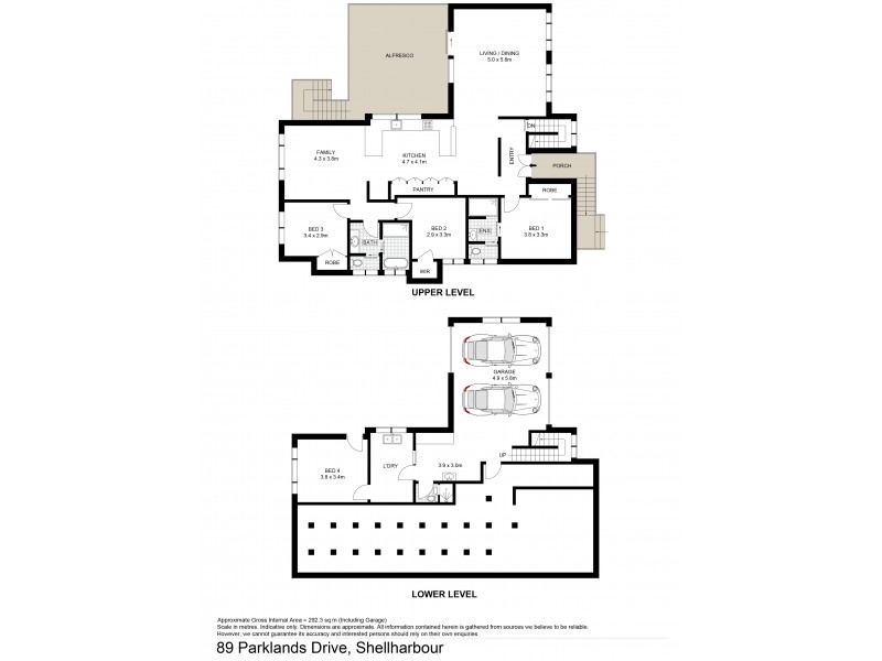 89 Parklands Drive, Shellharbour NSW 2529 Floorplan