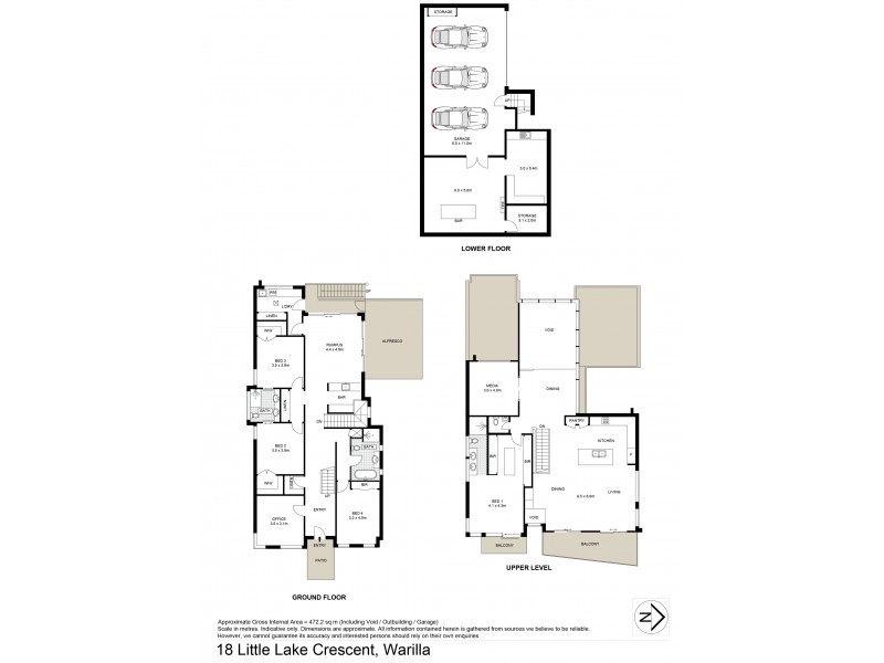 18 Little Lake Crescent, Warilla NSW 2528 Floorplan