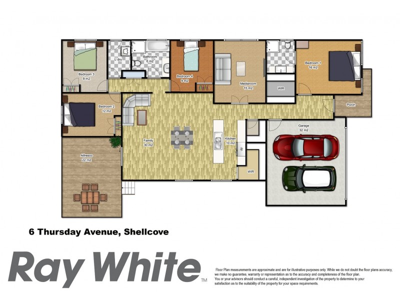 6 Thursday Avenue, Shell Cove NSW 2529 Floorplan