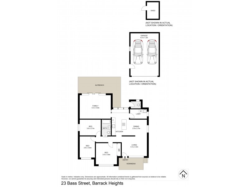 23 Bass Street, Barrack Heights NSW 2528 Floorplan