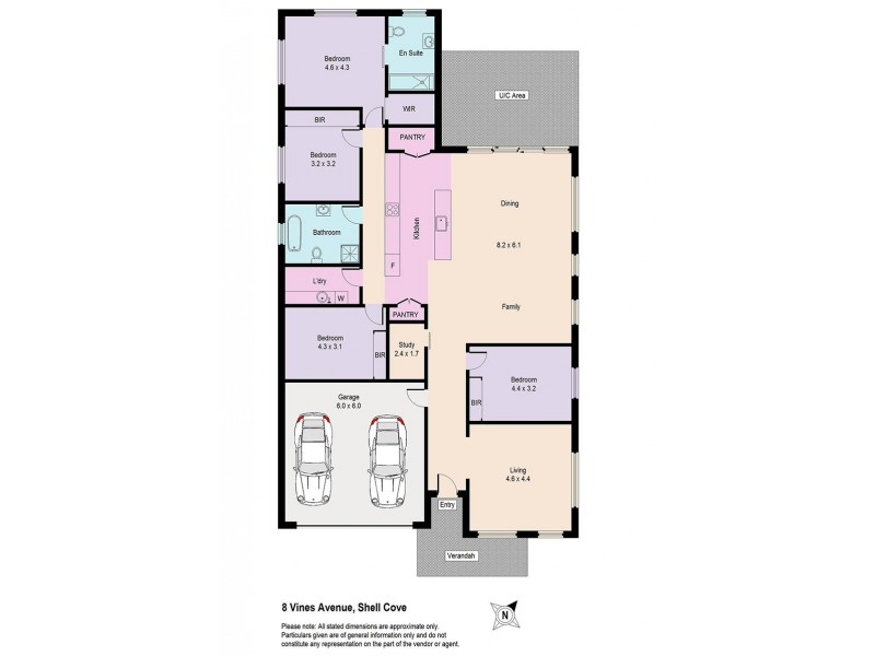 8 Vines Avenue, Shell Cove NSW 2529 Floorplan