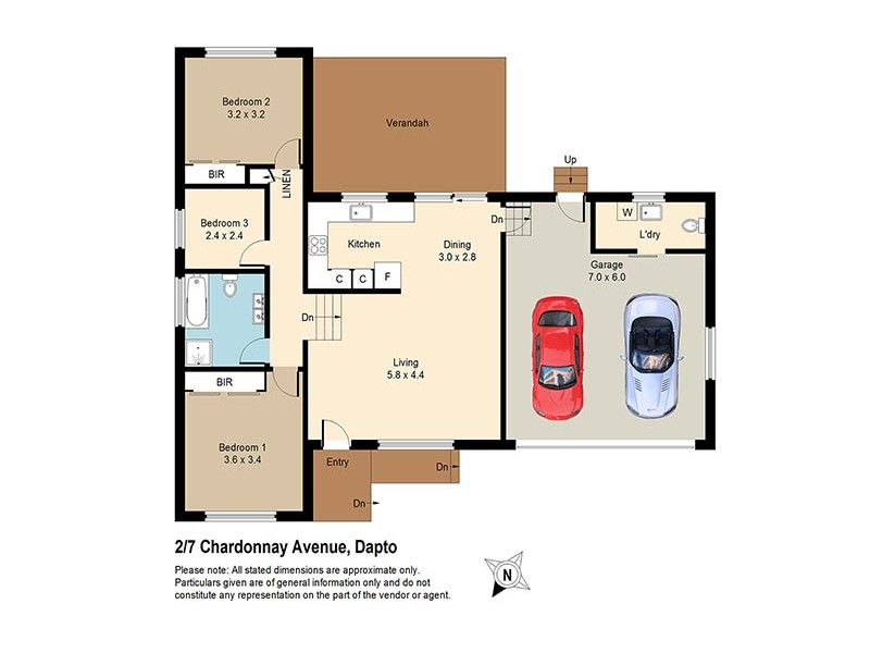 2/7 Chardonnay Ave, Dapto NSW 2530 Floorplan