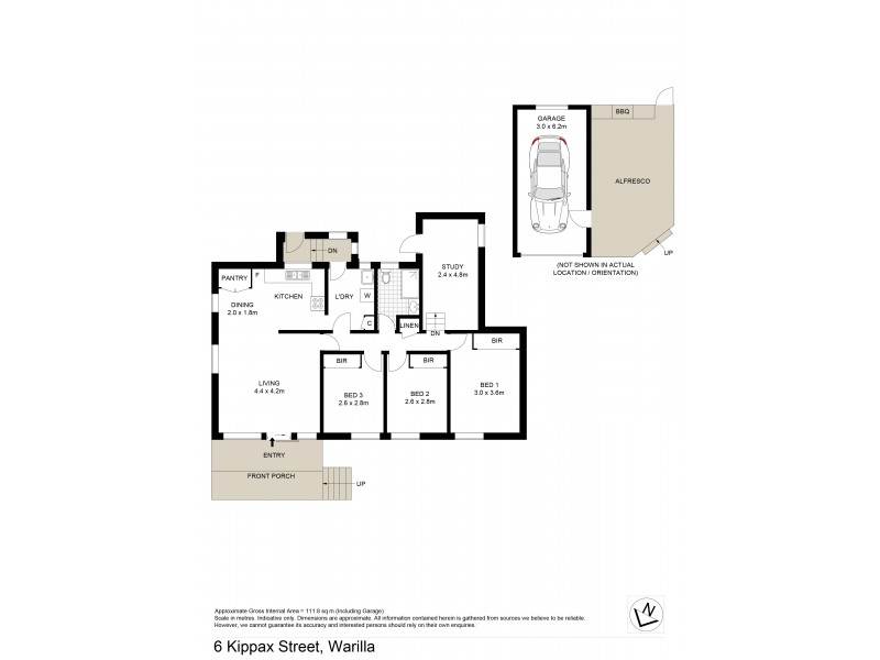 6 Kippax Street, Warilla NSW 2528 Floorplan