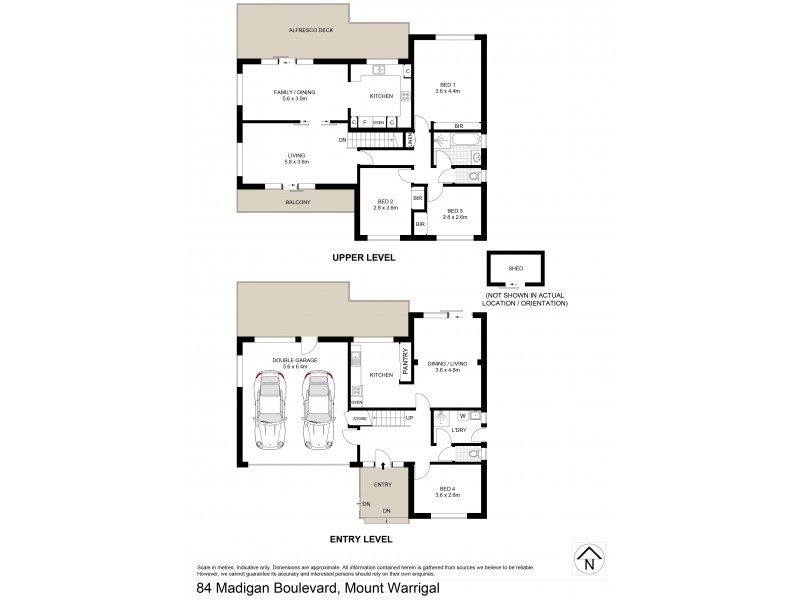 84 Madigan Boulevarde, Mount Warrigal NSW 2528 Floorplan