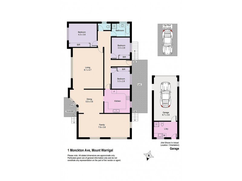 1 Monckton Avenue, Mount Warrigal NSW 2528 Floorplan