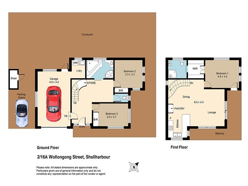2/16A Wollongong Street, Shellharbour NSW 2529 Floorplan