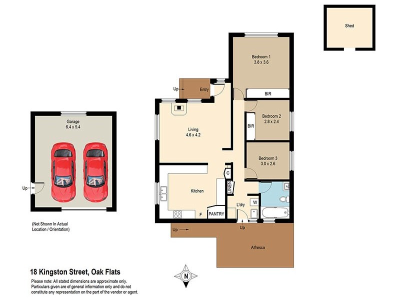 18 Kingston Street, Oak Flats NSW 2529 Floorplan