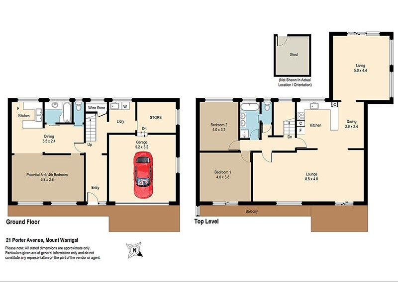 21 Porter Avenue, Mount Warrigal NSW 2528 Floorplan