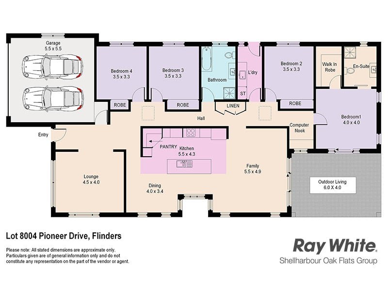 182 Pioneer Drive, Flinders NSW 2529 Floorplan