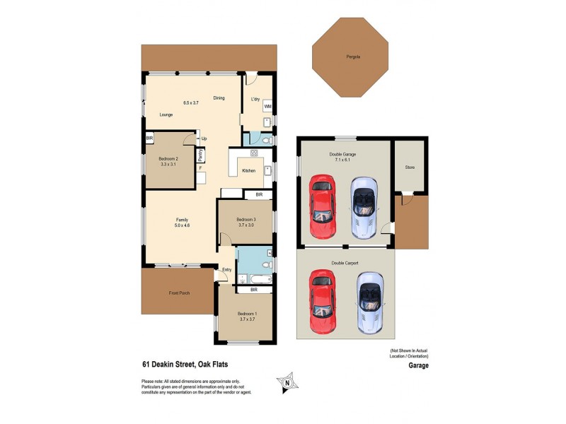 61 Deakin Street, Oak Flats NSW 2529 Floorplan