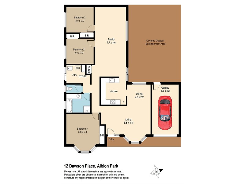 12 Dawson Place, Albion Park NSW 2527 Floorplan