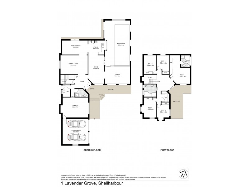 1 Lavender Grove, Shellharbour NSW 2529 Floorplan