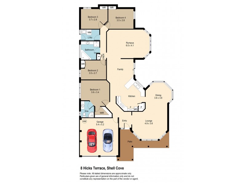 8 Hicks Terrace, Shell Cove NSW 2529 Floorplan