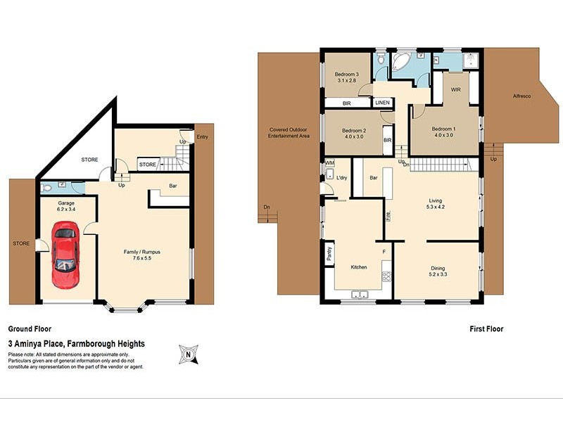3 Aminya Place, Farmborough Heights NSW 2526 Floorplan