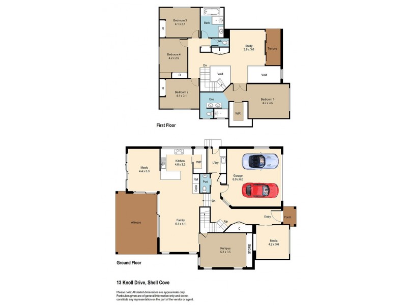 13 Knoll Drive, Shell Cove NSW 2529 Floorplan