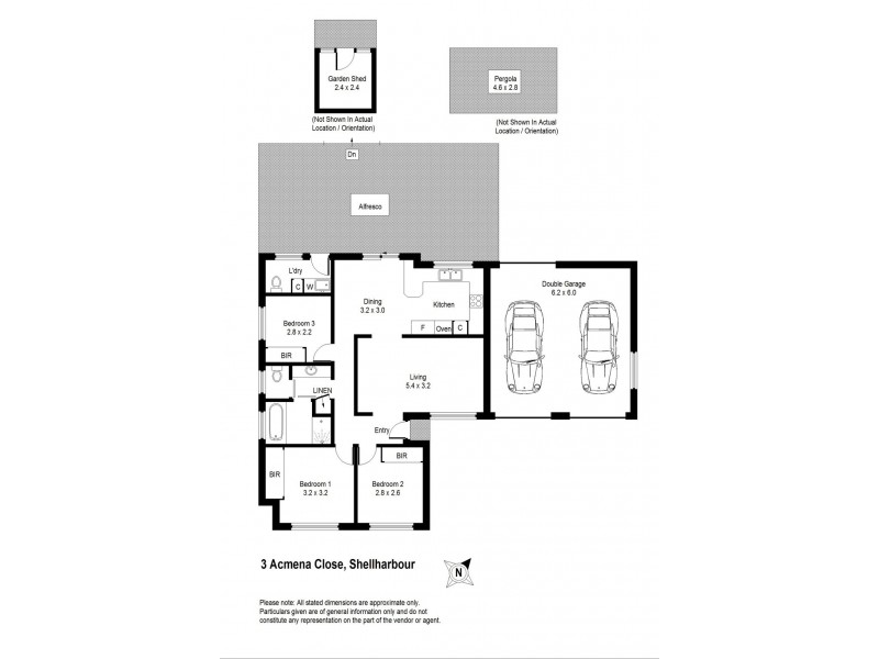 3 Acmena Close, Shellharbour NSW 2529 Floorplan