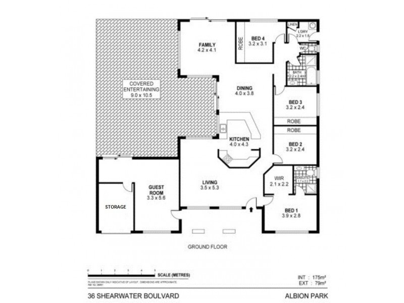 36 Shearwater Boulevard, Albion Park Rail NSW 2527 Floorplan