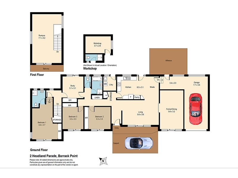 2 Headland Parade, Barrack Point NSW 2528 Floorplan