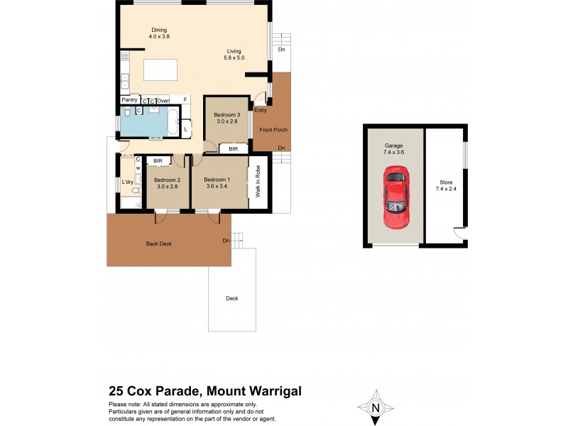 25 Cox Parade, Mount Warrigal NSW 2528 Floorplan