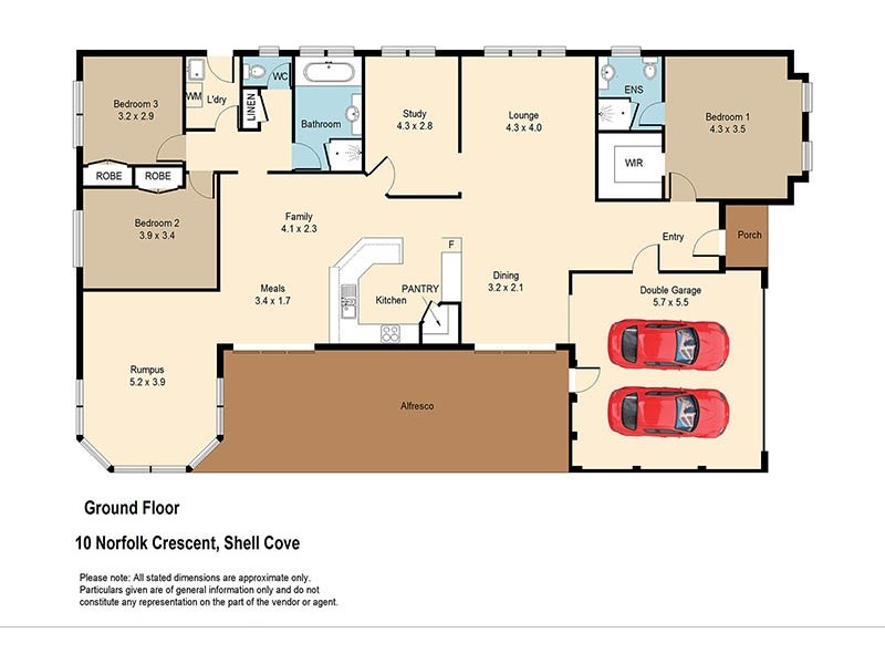 10 Norfolk Crescent, Shell Cove NSW 2529 Floorplan