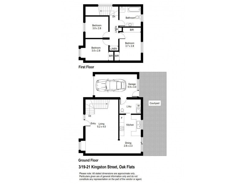 3/19-21 Kingston Street, Oak Flats NSW 2529 Floorplan
